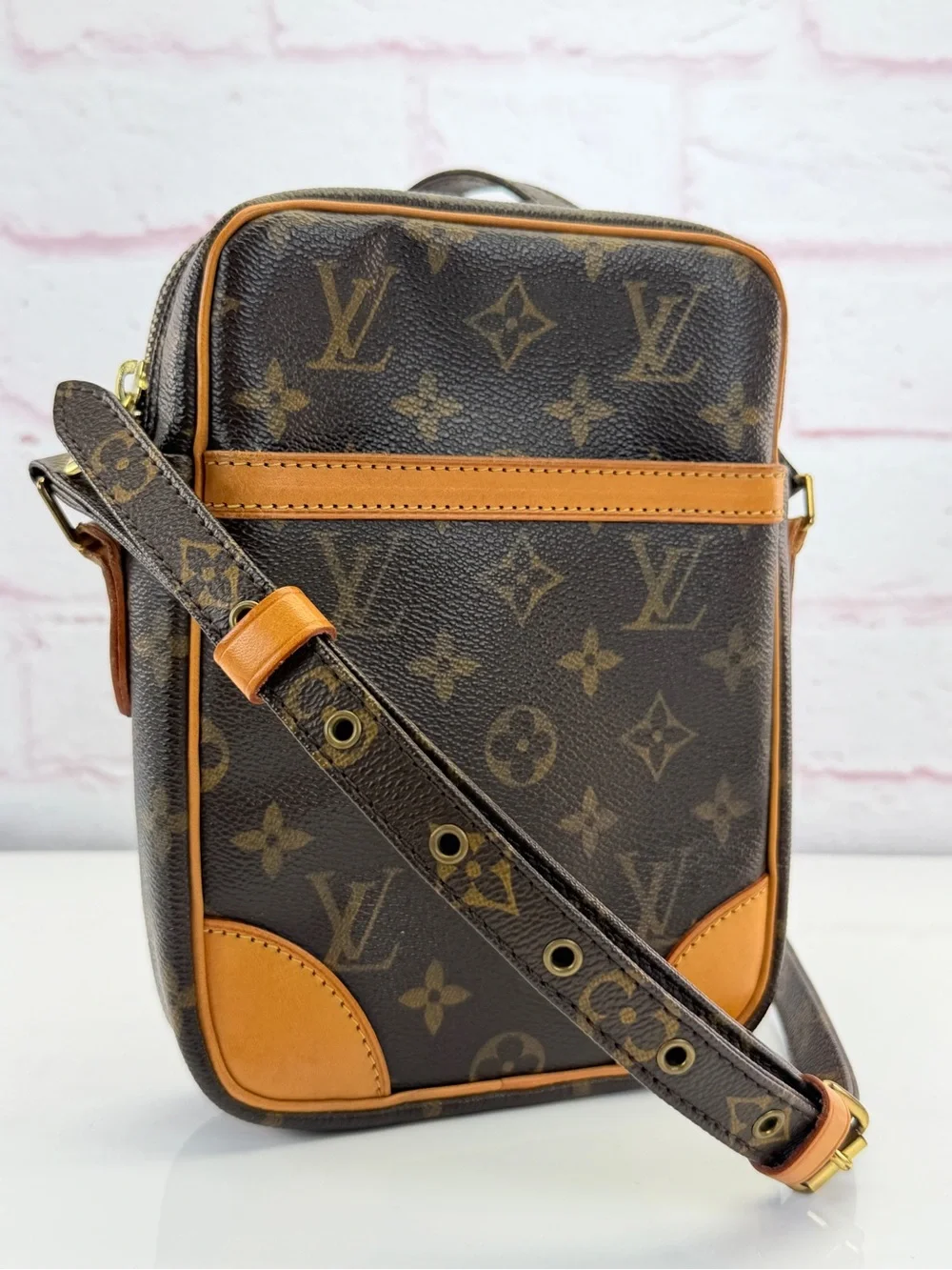 Louis Vuitton Brown Monogram Canvas Danube 21 Crossbody Bag